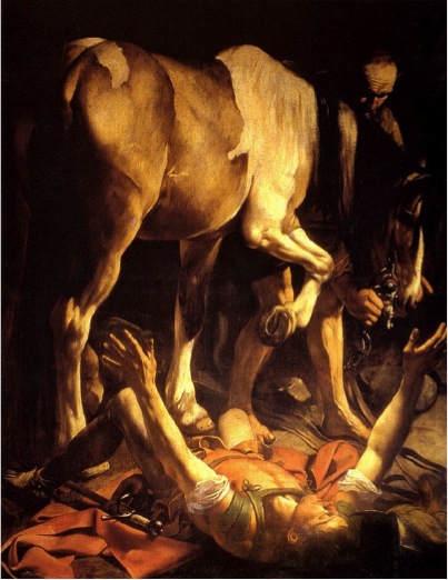 [Image 6. Caravaggio, The Conversion of Saint Paul, 1600-1601]