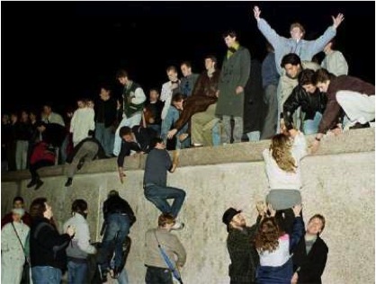 [Image 5: The Fall of the Berlin Wall, November, 1989]