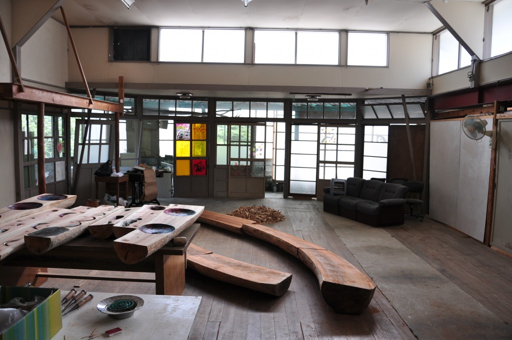 Image 5 - The artist’s studio housed in a renovated nursery school.