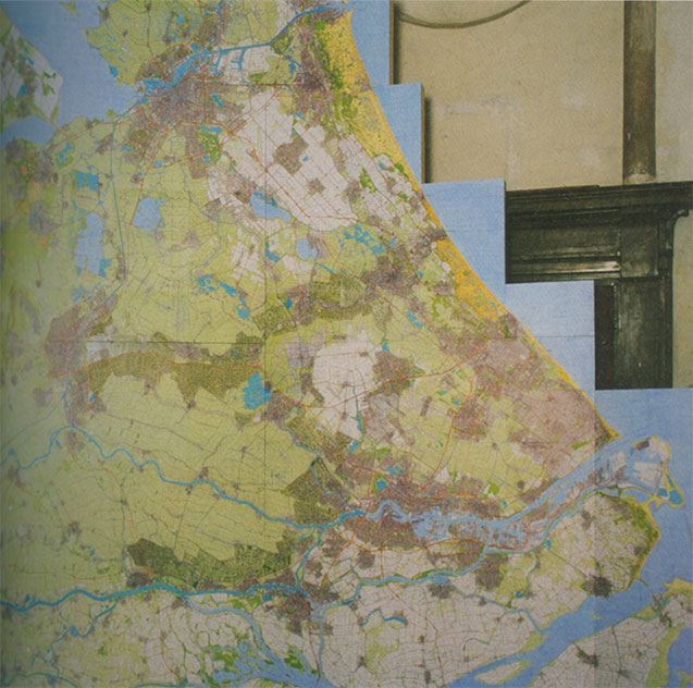 The Map of the Netherlands printed correctly with the proposal embedded in the imagery 
